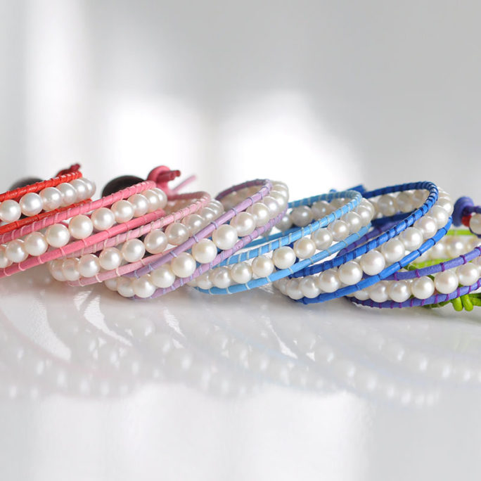 Rainbow Pearl Bracelets | Nantucket Pearl Company