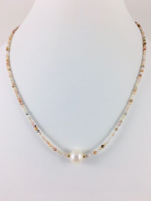 single pearl gold necklace
