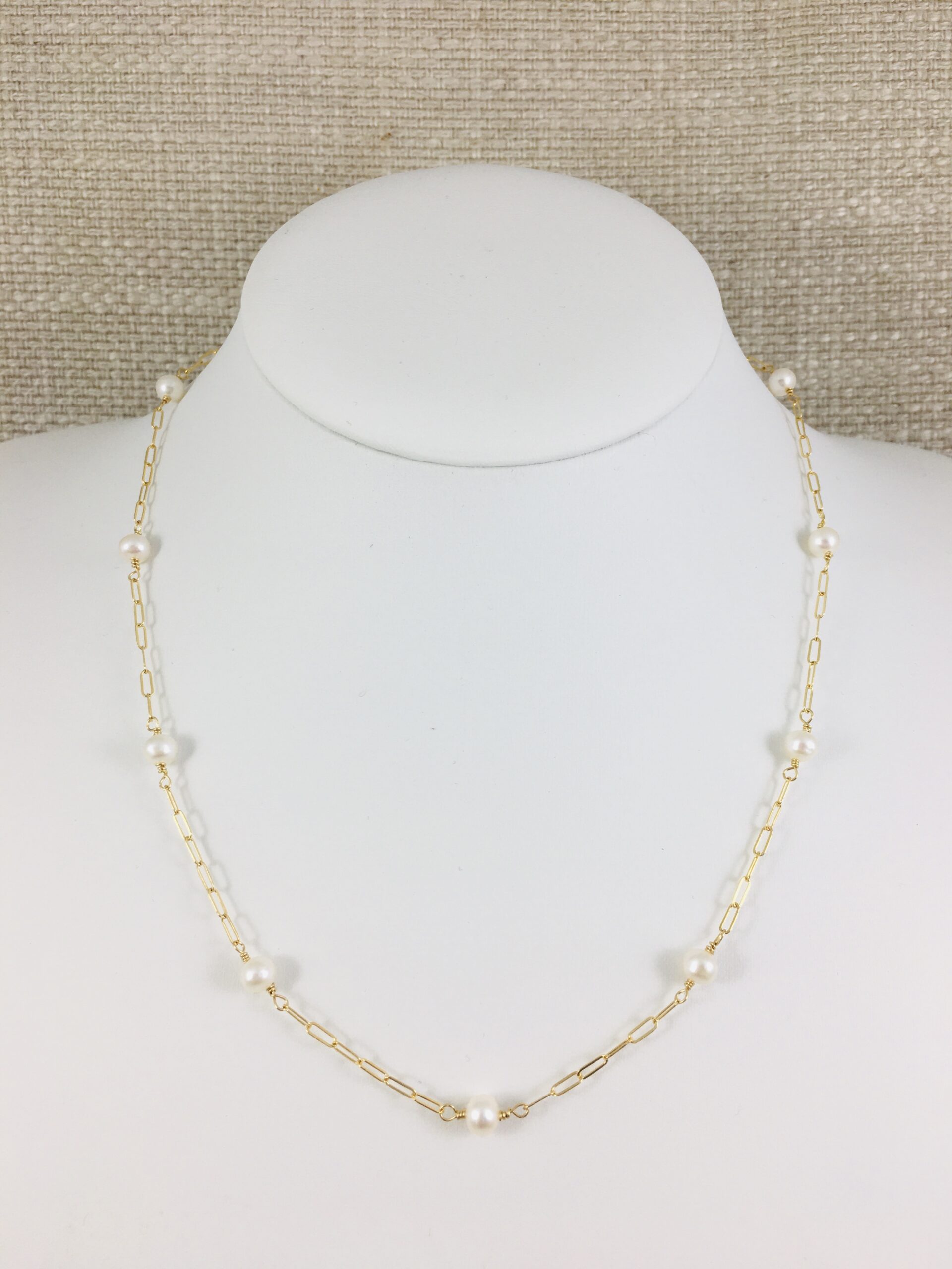 Triple Strand Pearl Necklace N1291 – Nantucket Pearl Company