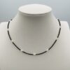 Petite Pearl and Black Spinel Necklace N2739