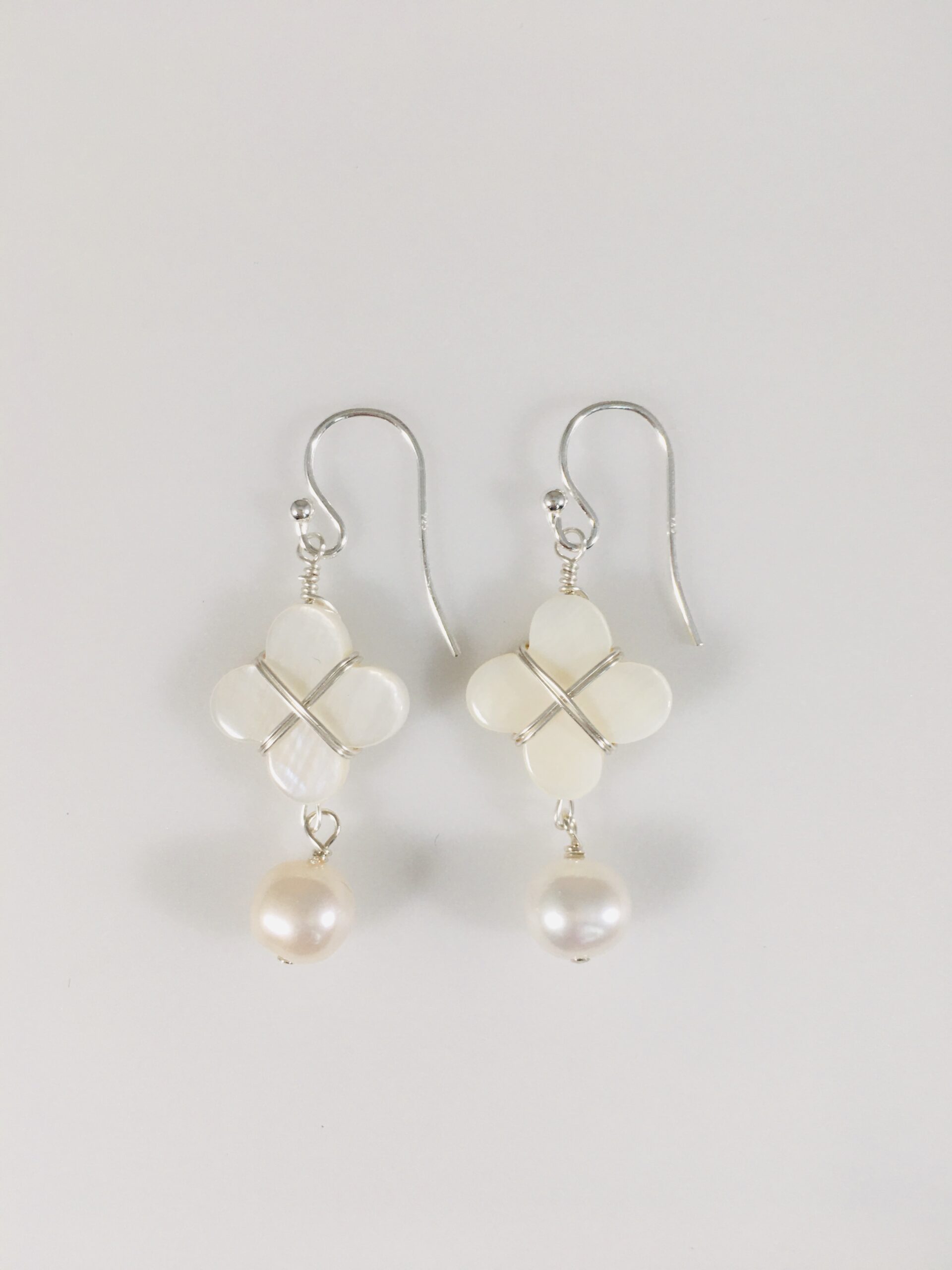 Mother of Pearl Earrings | Mimosa Handcrafted