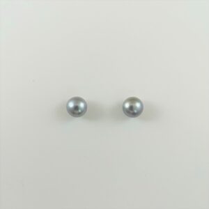 9mm Gray Pearl Earring E009G