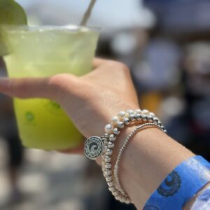 Cisco Pearl Bracelet with Charm