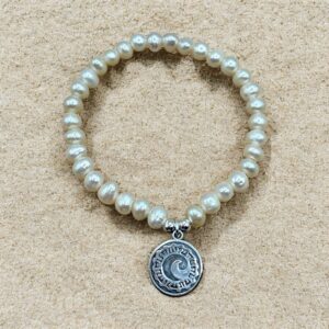 Cisco Pearl Bracelet with Charm